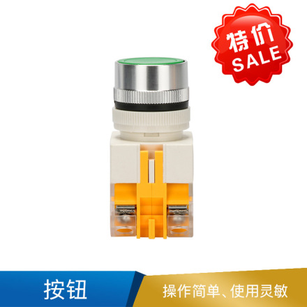 德力西  按钮  LAY7-11BN 绿色