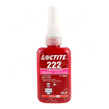 乐泰 螺纹锁固胶 222 250ml