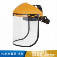代尔塔 PC防化面屏+支架  101304