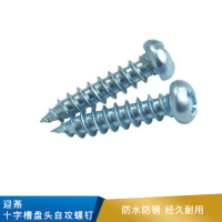 迎燕 十字槽盘头自攻螺钉  GB/T15856.2   10223.9*13   蓝白锌