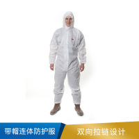 3M 带帽连体防护服 白色 4515 20件/箱