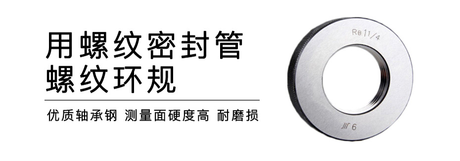 成量 用螺纹密封管螺纹环规   GCr15  RB