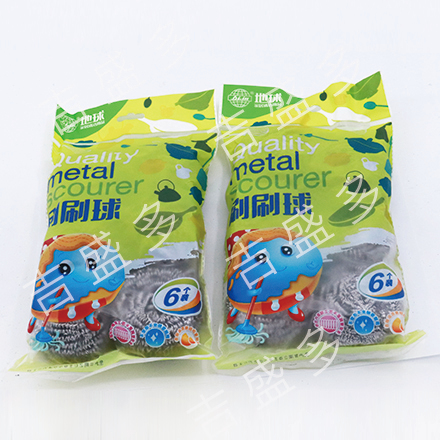 地球 钢丝球 20g  DQ-A006  6个装 