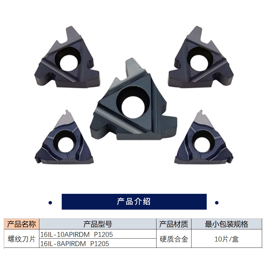 淘工家 螺纹刀片 硬质合金