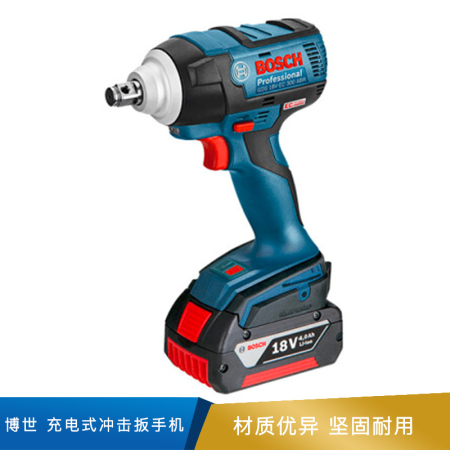 博世 充电式冲击扳手机（锂电)  GDS 18V-EC 300 ABR (kit)