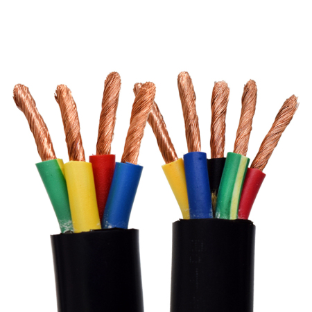 启超 电力电缆 yjvr 3*1.5 2*1 地线为黄绿双色