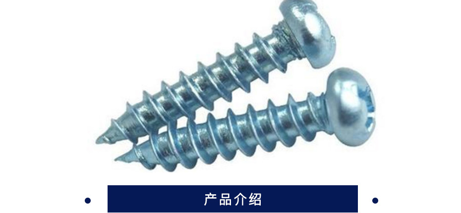 迎燕 十字槽盘头自攻螺钉   JISB1122T   10224*16   表面处理蓝白锌热处理